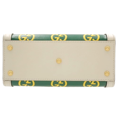 GUCCI バンブー 2way ショルダーバッグ スエード 緑 GUCCI - グッチ バンブー ダイアナ ミニ トート 2Way ショルダー