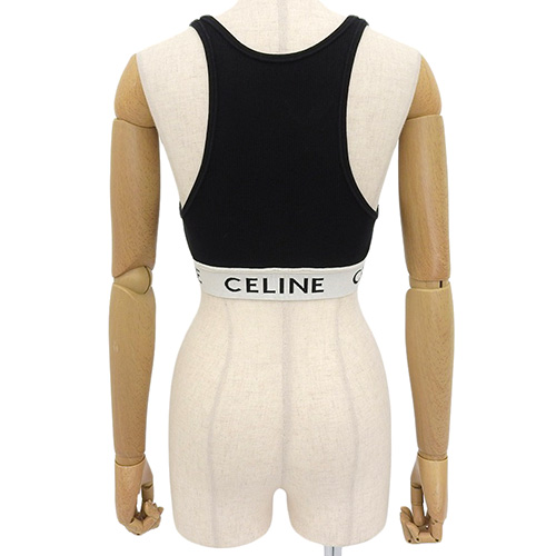 CELINE アスリート ブラ ブラック CELINE(セリーヌ) アスリート ブラ トップス アパレル