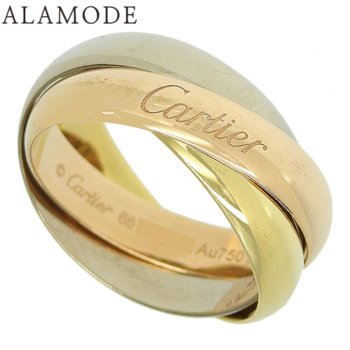 ぽ*に様 Cartier カルティエ トリニティ リング 750 K18 3.6 ぽ*に様 Cartier カルティエ トリニティ リング 750 K18 3.6