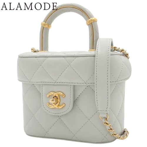 CHANEL チェーンショルダーバッグ バニティバッグ トップハンドル シャネル バニティ チェーン ショルダーバッグ トップハンドル