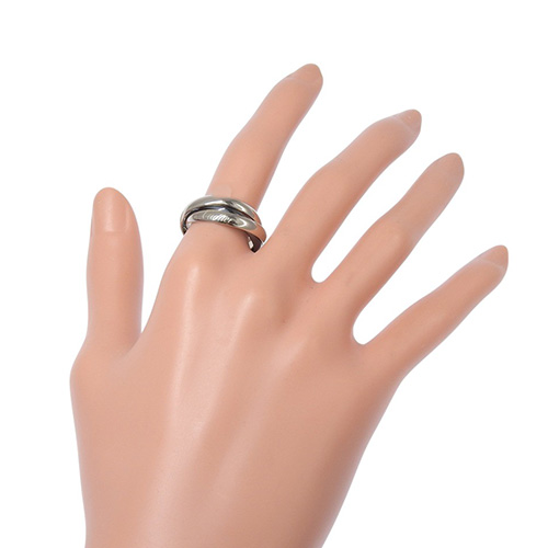 ★極美品★Cartier トリニティリング セラミック トリニティ セラミック リング クラシックモデル[B4234147