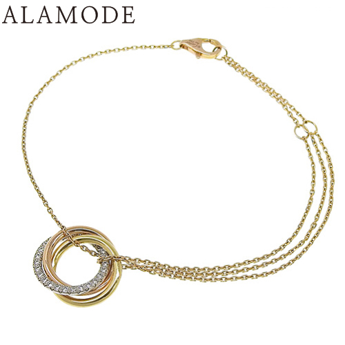 【国内発送★Cartier】トリニティ ブレスレット ダイヤモンド CARTIER(カルティエ) トリニティ ブレスレット ダイヤモンド