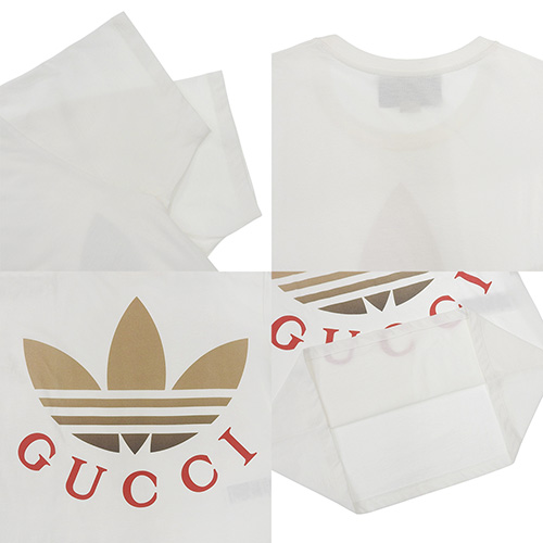 GUCCI アディダス コラボ 半袖Tシャツ S フォロワー様限定5%OFF!!】 GUCCI×adidas グッチ アディダス