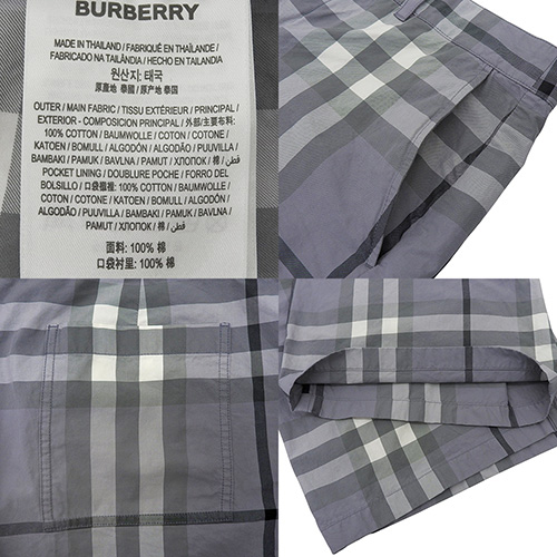 バーバリー　ショートパンツ　Burberrys　ノバチェック　ベルトループあり Burberry ヴィンテージチェック ショートパンツ 通販 - FARFETCH