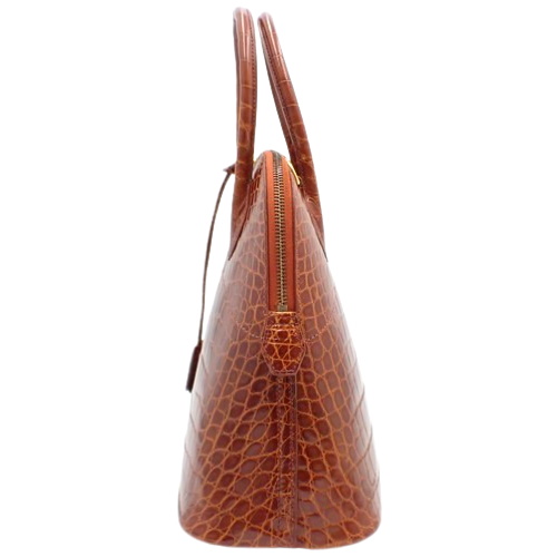HERMESエルメス　ゴールド金具 ボリード31 ブラウン HERMES(エルメス) ボリード31 ミール ブラウン茶 アリゲーター