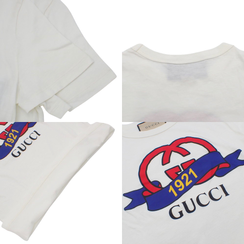 希少 オールドグッチ gucci (42) トレーナー インターロッキング 白 GUCCI(グッチ) インターロッキングG Tシャツ トップス アパレル