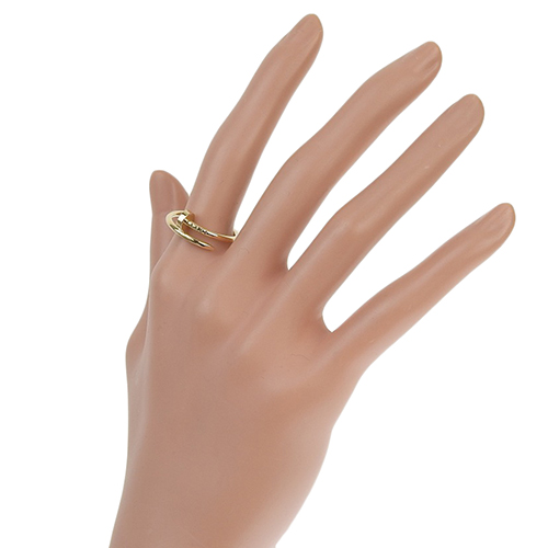 【正規品】Cartier ジュスト　アンクルリング　スモール　イエローゴールド釘 CRB4225900 - ジュスト アン クル リング、スモールモデル