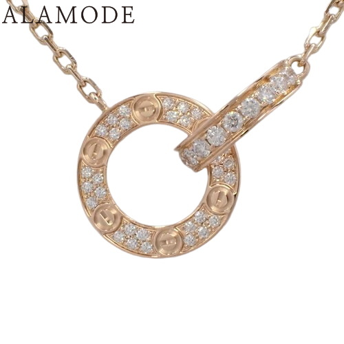 CARTIER(カルティエ) ラブコレクション LOVE ネックレス パヴェ