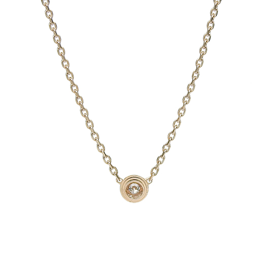 CARTIER(カルティエ) ダムール ネックレス XS ダイヤモンド K18