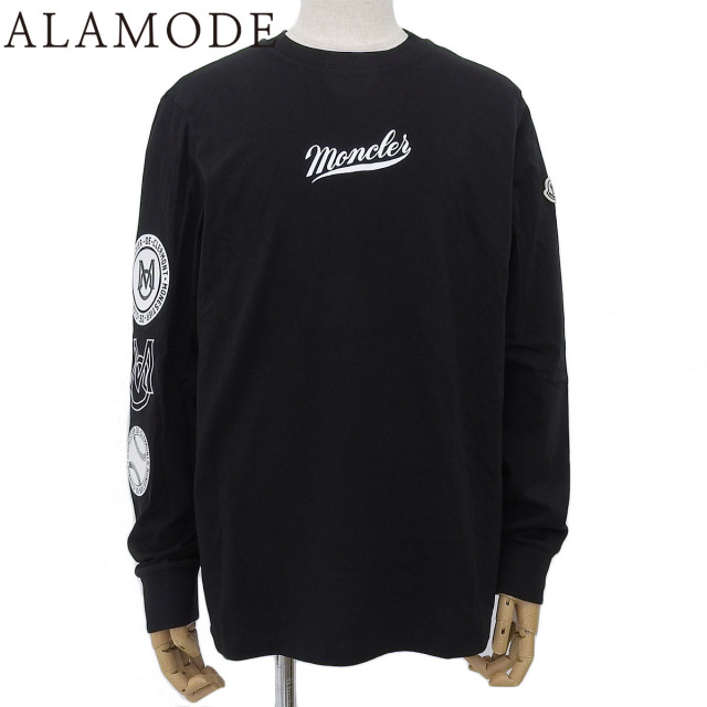 【モンクレール】ブラック 長袖カットソー Mサイズ MONCLER(モンクレール) 長袖Tシャツ Tシャツ 2022年 アパレル
