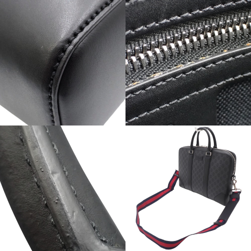 GUCCI グッチ 2way ビジネスバッグ ブリーフケース 黒 ビジネス A4 楽天市場】グッチ ビジネスバッグ ブリーフケース ブラック