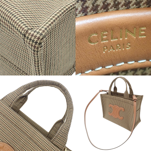 【CELINE】SNSで話題 スモール カバ ２WAY ショルダー CELINE(セリーヌ) スモール カバ タイス ハンドバッグ 2WAY