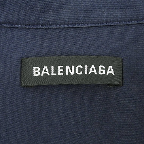 Balenciaga ロゴプリントシャツ サイズ37 BALENCIAGA(バレンシアガ) バックロゴプリント シャツ トップス