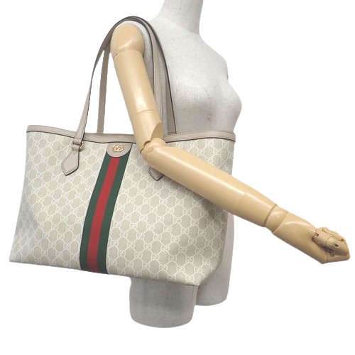 グッチ / GUCCI オフィディア ラージ トートバッグ ベージュ