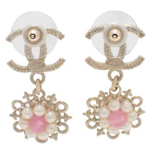 大人気新品をすべて CHANEL(シャネル) ココマーク スイング フラワー ピアス メタル アクセサリー