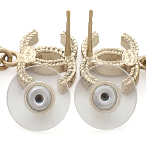 CHANEL(シャネル) ココマーク スイング フラワー ピアス メタル
