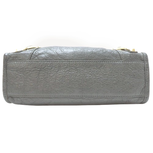 ★maimai★バレンシアガ　クラシックミニシティ　グレー　2way バレンシアガ ミニネオクラシックシティ レザー 2WAY