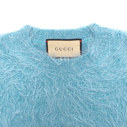 ◆グッチ◆GUCCI◆美品◆プレシャス掲載◆上質メリノウールニットプルオーバー GUCCI(グッチ) クロップド丈 シャギー ニット トップス アパレル