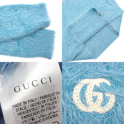 GUCCI(グッチ) クロップド丈 シャギー ニット トップス アパレル