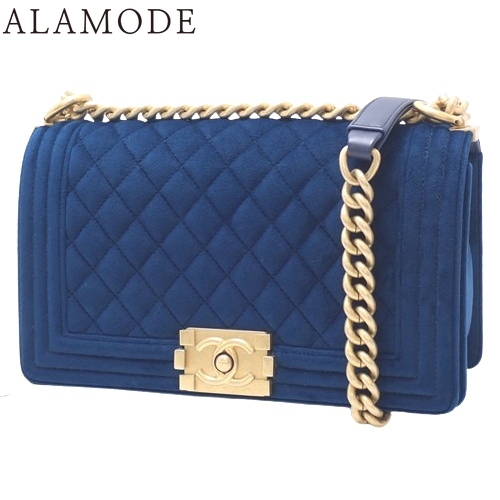 【25A 手持ちも肩掛けもOK】CHANEL ショルダーバッグ CHANEL(シャネル) ボーイシャネル チェーンショルダーバッグ
