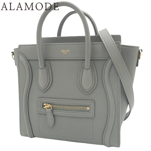 Celine セリーヌ ラゲージ ナノ トートバッグ 2WAY 楽天市場】CELINE(セリーヌ) ラゲージ ナノショッパー ブラック