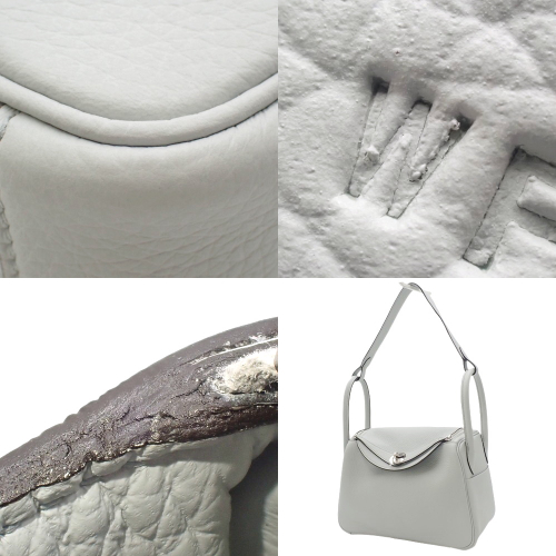 HERMES(エルメス) リンディ26 ブルーグラシエ ライトブルー水色