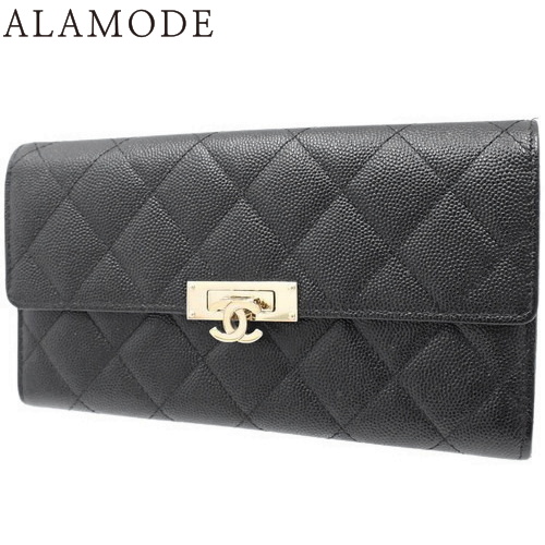 超レア　正規品　長財布　マトラッセ　ココロック CHANEL(シャネル) マトラッセ ココロックフラップ ロング