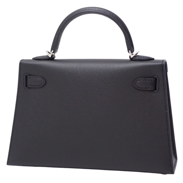 HERMES(エルメス) ミニケリードゥー (外縫い) K刻印 ブラック黒