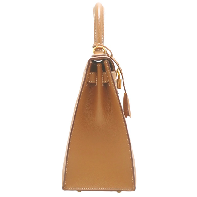 【良品】HERMES エルメス ケリー28 ブラウン ゴールド金具 ハンドバッグ HERMES エルメス ケリー28 ショルダーバッグ ブラウン GP