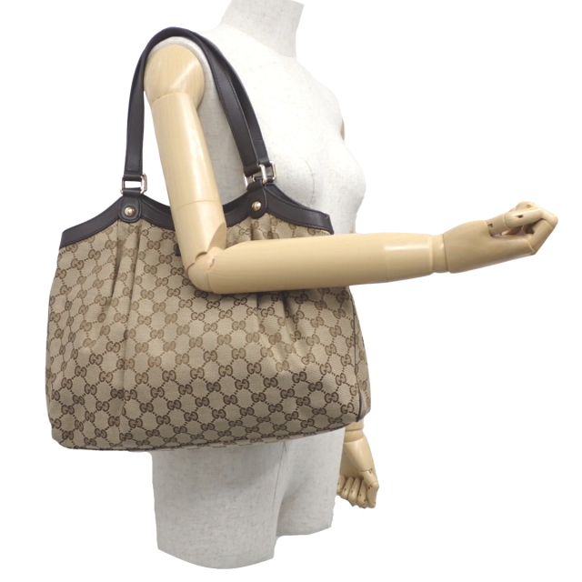 GUCCI(グッチ) GGキャンバス トートバッグ ショルダー 肩掛け GG