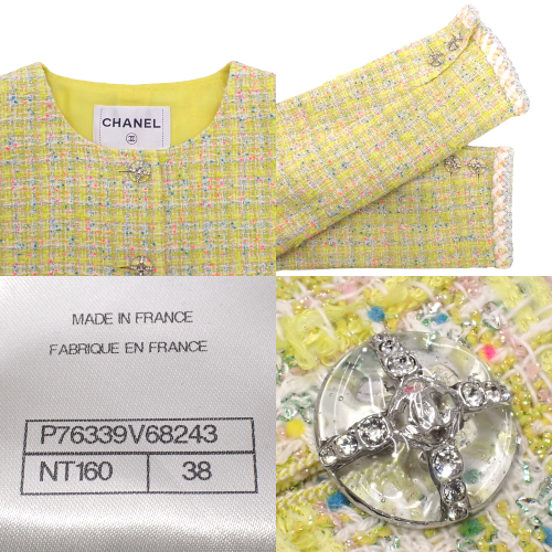 CHANEL - CHANEL(シャネル) ココボタン ツイードジャケット