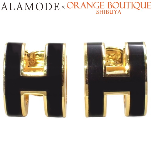 HERMES(エルメス) ミニ ポップアッシュ ピアス メタル(GP