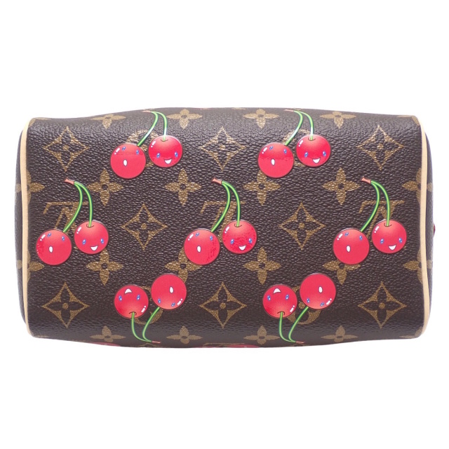 新品LV × TM スピーディ・バンドリエール 20 チェリー　村上隆 lisa LOUIS VUITTON ルイ・ヴィトン モノグラム・チェリー LV×TM