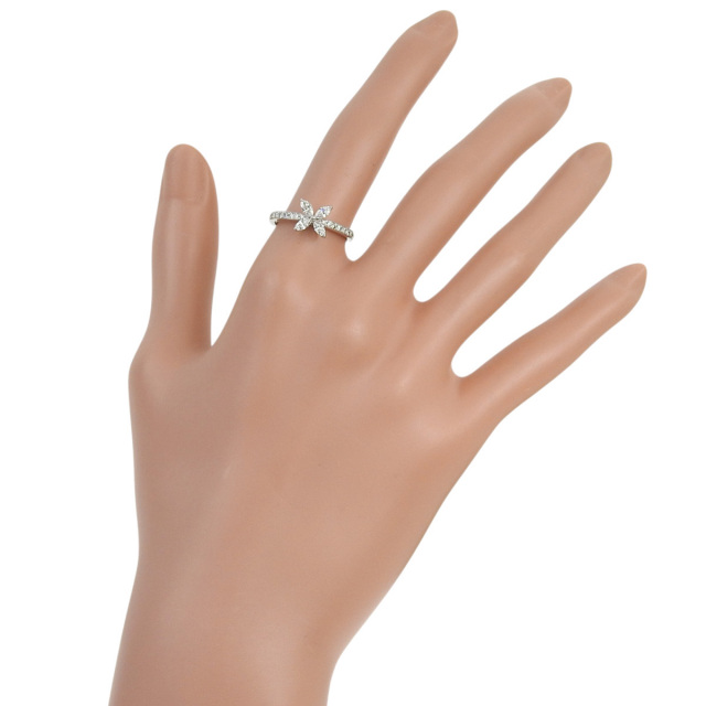 Hモチーフ ダイヤリング K18WG リング・指輪 アクセサリー ジュエリー PERIDOT LEAF RING(2JR0593)K10 リング｜スタージュエリー公式