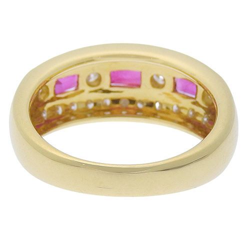 ルビーゴ－ルドリング 18k サイズ9号、新品‼️‼️