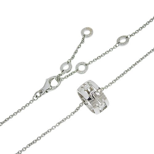 BVLGARI(ブルガリ) パレンテシ ネックレス K18 ホワイトゴールド