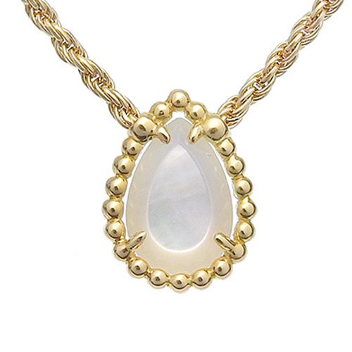 18k Boucheron 天然パール　8.6mmペンダント ◇国内直営【BOUCHERON】キャトル ラディアント ペンダント ミニ