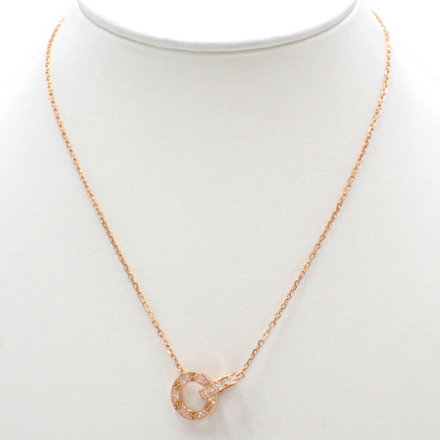 Cartier ピンクゴールド ネックレス SM CARTIER カルティエ ベビーラブ ネックレス 18金 K18ピンク