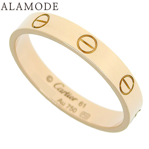 ミシェル Cartier カルティエ ラブリング love k18 CARTIER カルティエ ラブ リング 指輪 9号 18金 K18ピンク