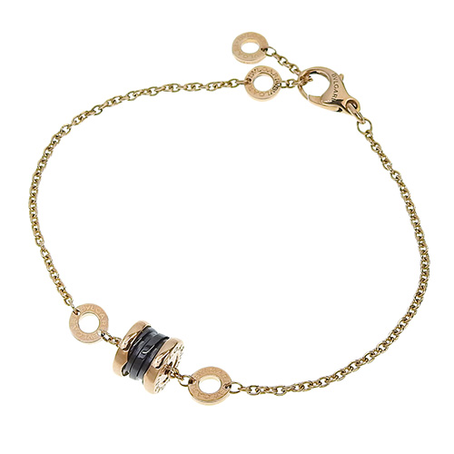 BVLGARI 紫色 チャーム付きブレスレット チャーム付きブレスレット BVLGARI 紫色