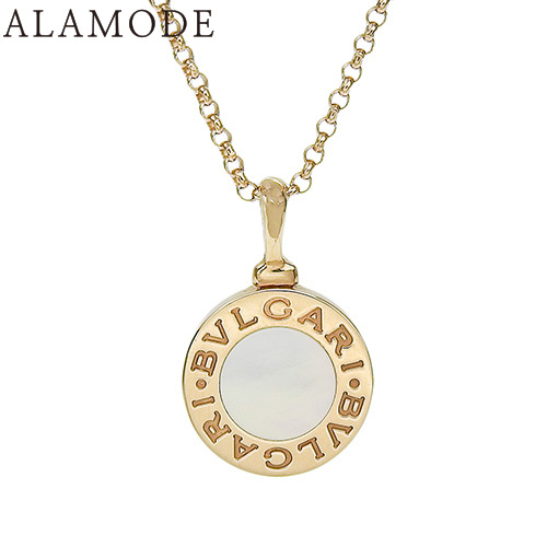 ブルガリ　白蝶貝　ネックレス BVLGARI(ブルガリ) ブルガリ・ブルガリ ネックレス 白蝶貝 K18