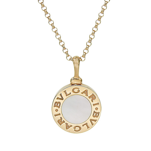 ブルガリ　イエローゴールド白蝶貝カフリンクス BVLGARI 貴金属・宝石 ブルガリブルガリカフス イエローゴールド