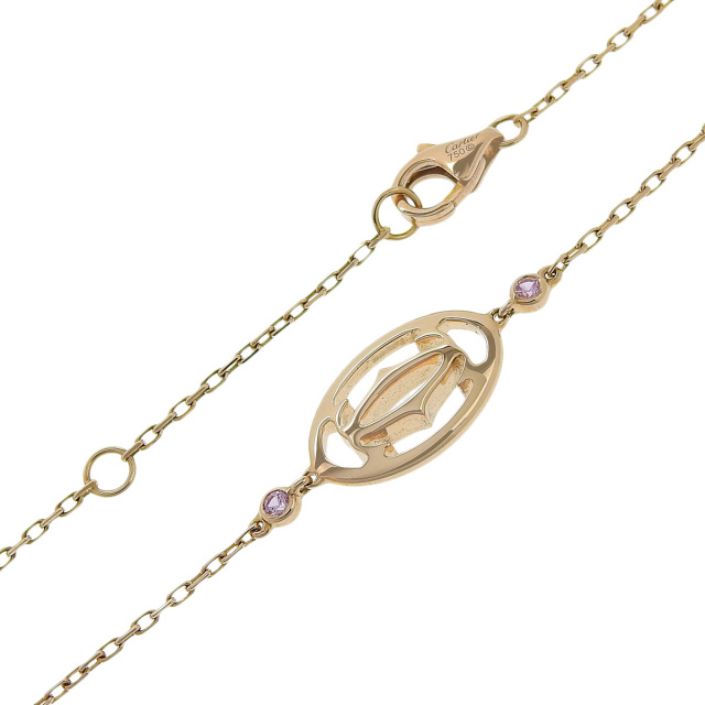 CARTIER(カルティエ) ロゴドゥーブルC ブレスレット ピンク