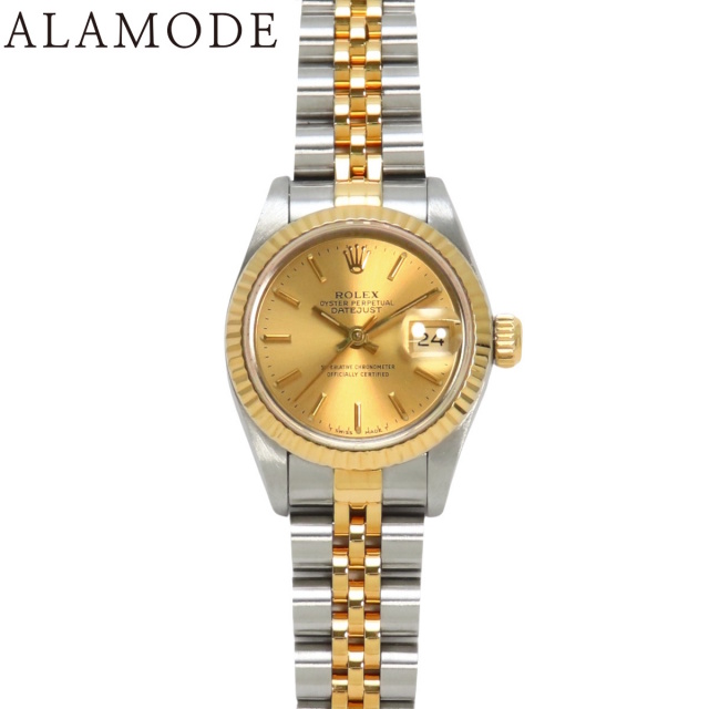 保証書付】ROLEX(ロレックス) 69173 デイトジャスト YG/SS X番