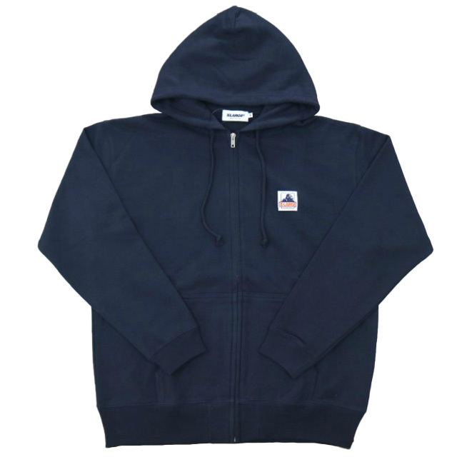 XLARGEコラボ ジップパーカー(ネイビー)