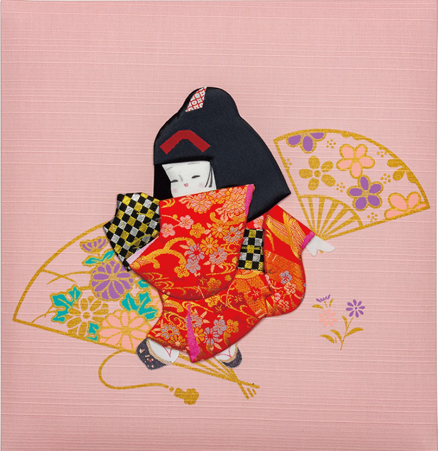 出産祝いに 名入れベビーアルバム★ナカバヤシ フエルアルバム [童人形 女の子]オルゴール付き（A-LBH-7001-P）|