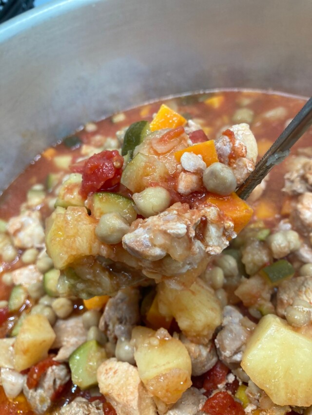 夏野菜とホクホクひよこ豆のラタトゥイユ4