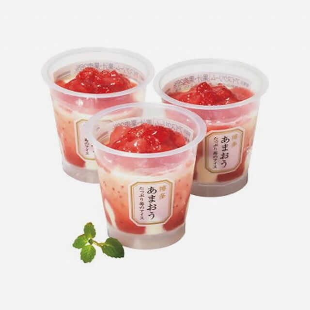 博多あまおう　たっぷり苺のアイス（７個）