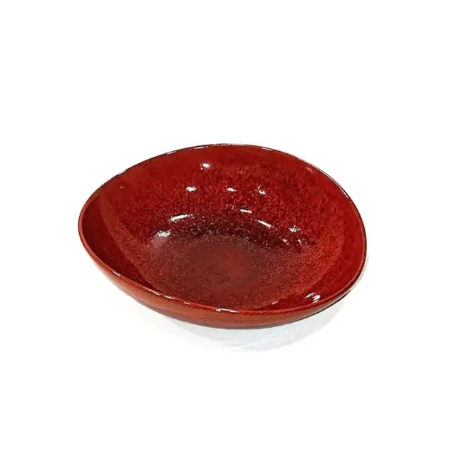 清水焼 桜木鉢 26cm 京都 きらら坂 清水焼 柿釉 (かきゆう) 大鉢 1鉢 KL-1104