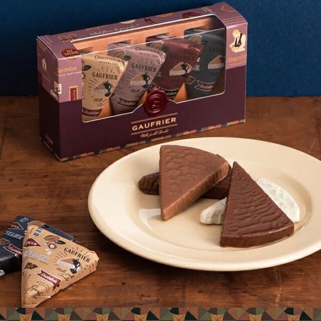 バレンタイン チョコ レスポワール L 2 ゴーフレール５b レッド 神戸風月堂 義理チョコ お配りチョコ 友チョコ おしゃれ ギフト お菓子 個包装 賞味期限